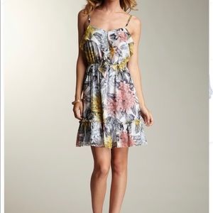 Jessica Simpson Ruffles Tank Print Dress